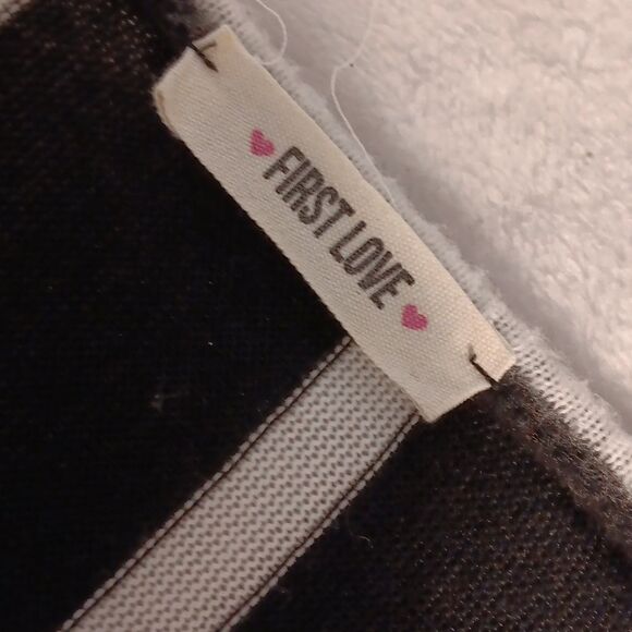 First Love Fuzzy Chic Striped Tie In Front Sweater - Picture 6 of 7